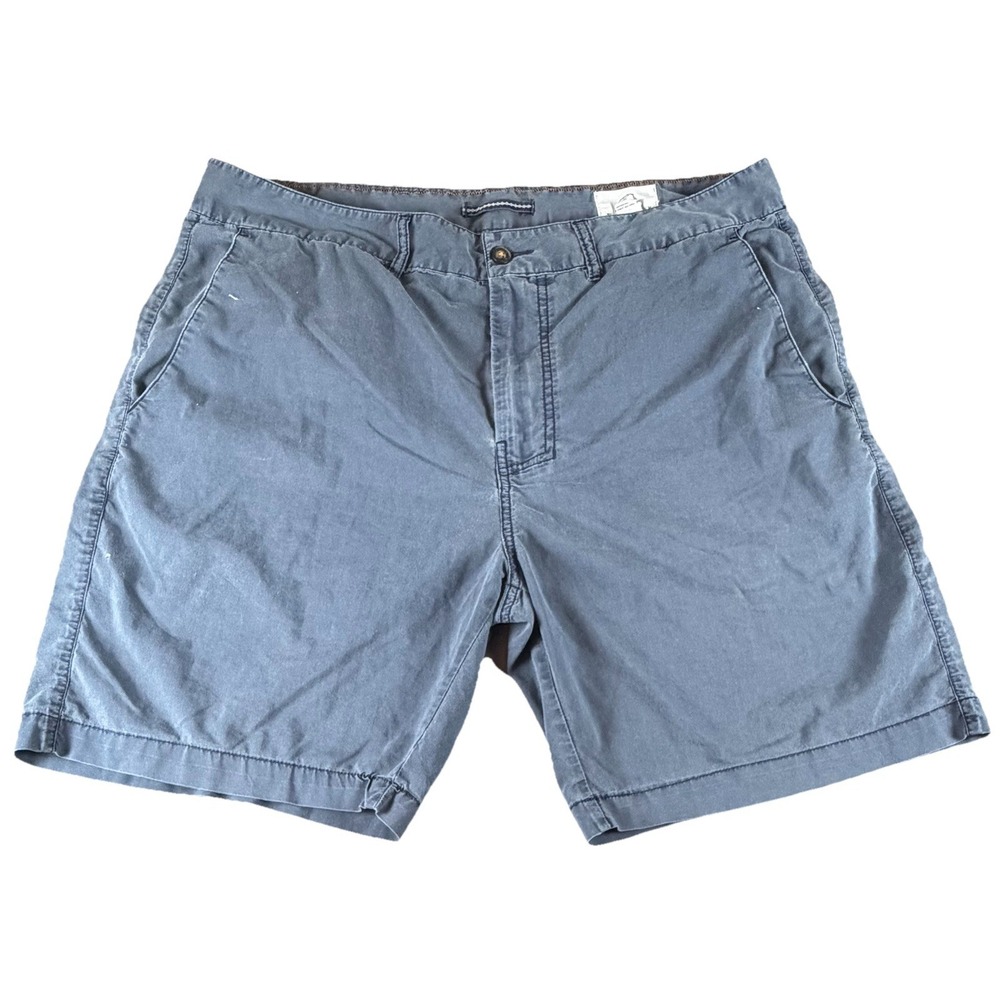 Surfside Supply Shorts Men's Size 34 Blue Stretch Chino Casual Flat Front